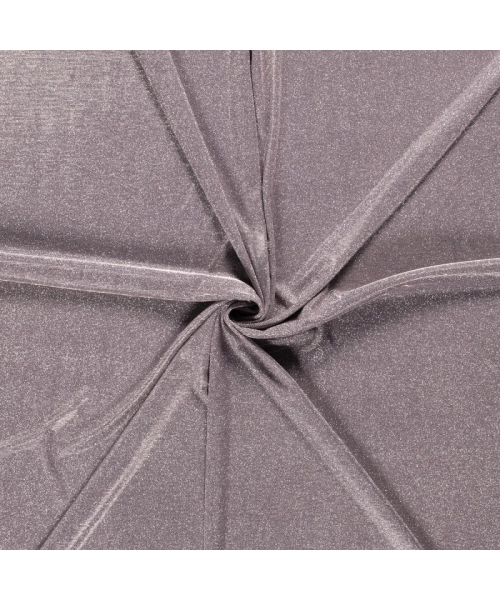 Elastyczna dzianina Jersey Brokat na sukienki - kolor brudny róż